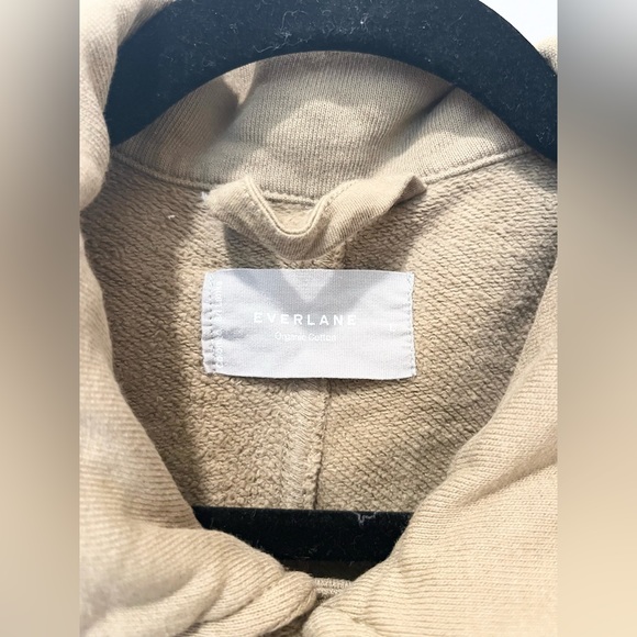 EVERLANE cotton heavy over shirt tan large - Picture 3 of 5